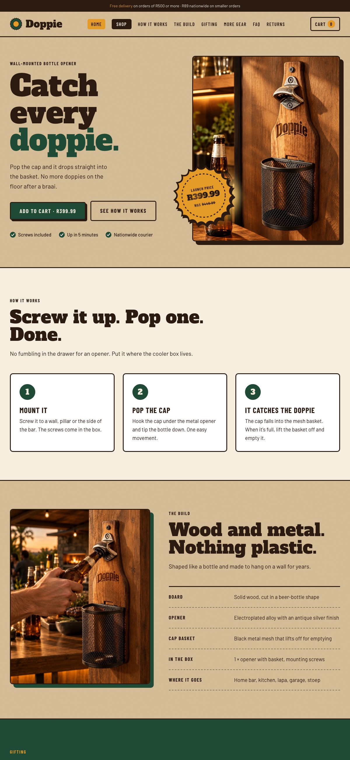 Doppie, E-commerce product store